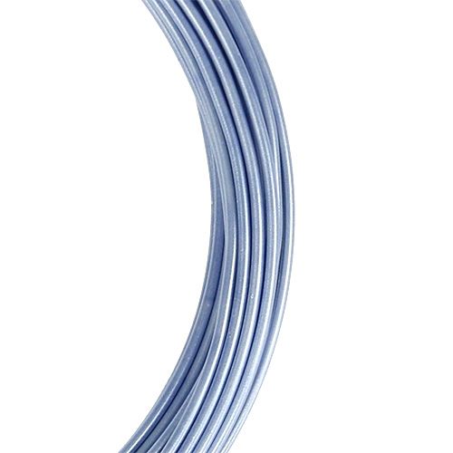 Floristik24 Aluminiumdraht Pastellblau Ø2mm 12m