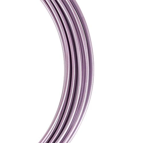 Floristik24 Aluminiumdraht Pastelllila Ø2mm 12m