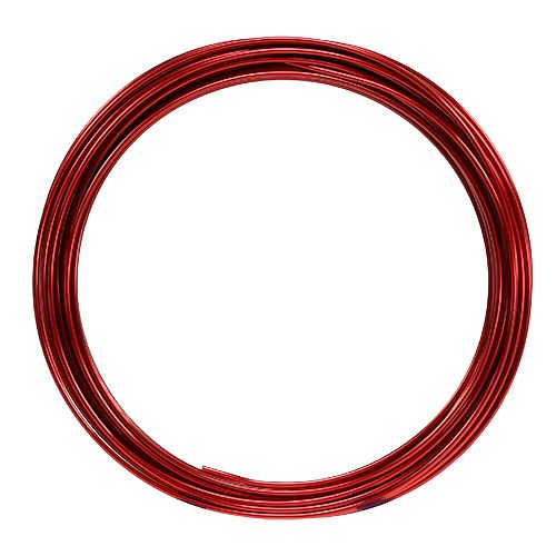 Floristik24 Aluminiumdraht 2mm 100g Rot