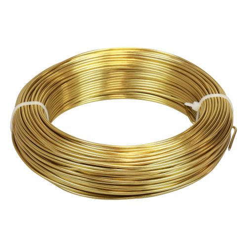 Artikel Aluminiumdraht Ø2mm 500g 60m Gold