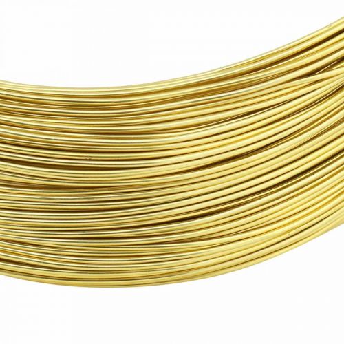 Artikel Aluminiumdraht Ø1mm Gold Deko Draht Rund 120g