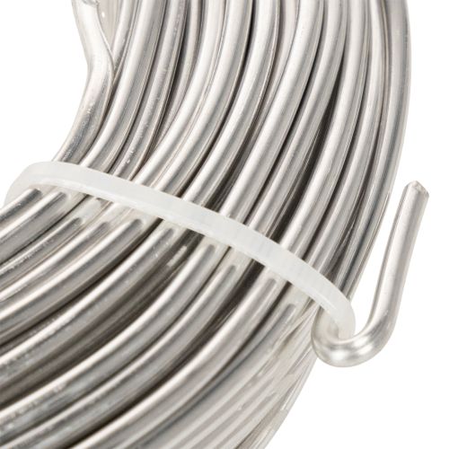 Aluminiumdraht Silber 3mm 1kg für Floristik und Bastelarbeiten | Floristik24.at