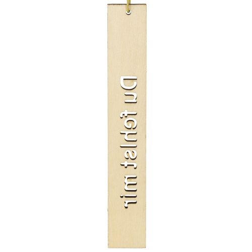 Artikel Anhänger Holz mit Trauerspruch Holzhänger 16×2,5cm 12 St