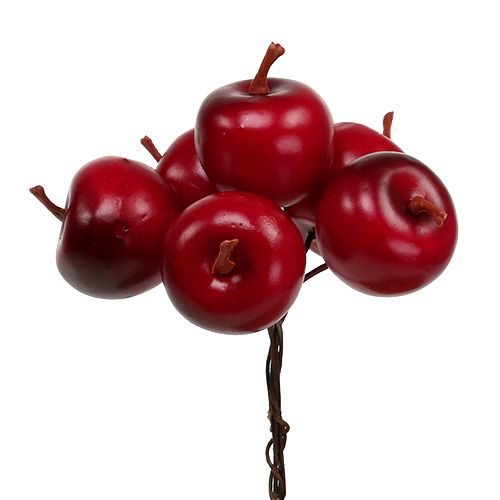 Floristik24 Apfel Ø3,5cm Rot 36St