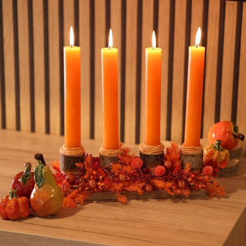 Künstliches Obst Set aus Keramik Apfel und Birne 12 cm Herbstdeko 3-teilig | Floristik24.at