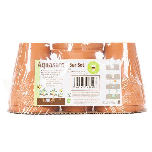 Aquasafe Wasserspeicher mit Insektentränke 12 cm 3er Set für Garten und Balkon | Floristik24.at