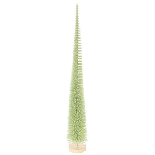 Künstlicher Tannenbaum auf Holzfuß 60 cm Grün