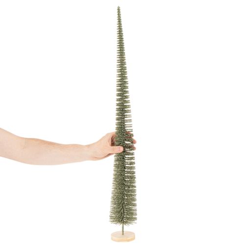 Deko Tannenbaum künstlich mit Holzsockel 80cm grün | Floristik24.at