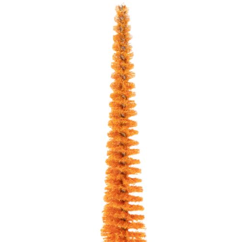 Künstlicher Tannenbaum Orange auf Holzsockel 60cm | Floristik24.at
