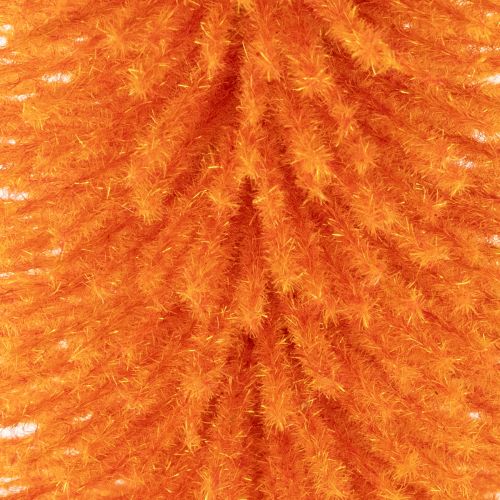 Künstlicher Tannenbaum Orange auf Holzsockel 60cm | Floristik24.at
