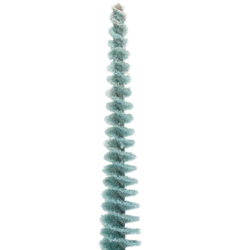 Künstlicher Tannenbaum 80cm Türkis mit Holzfuß für den Innenbereich | Floristik24.at