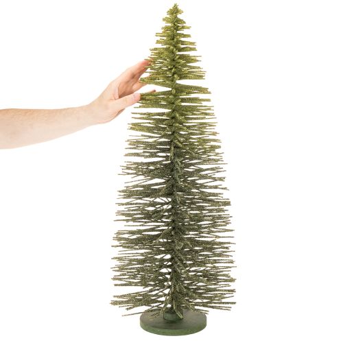 Tannenbaum künstlich Grün 70 cm aus Metall und Kunststoff für Winterdekoration | Floristik24.at