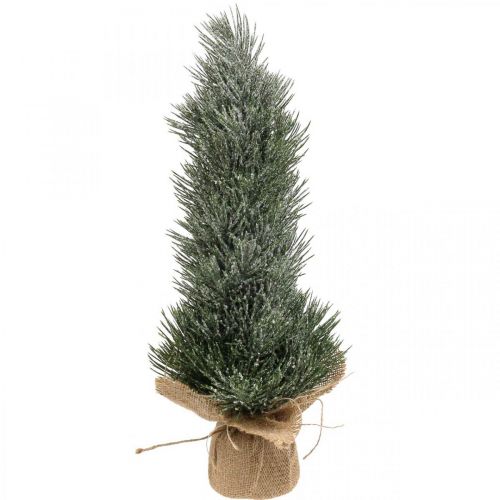 Floristik24 Mini Weihnachtsbaum künstlich im Sack Beschneit H41cm