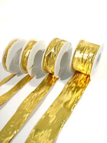 Floristik24 Goldenes Geschenkband, 25m, gold