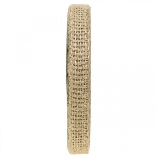 Floristik24 Dekoband Jute Natur 12mm Rustikale Deko Juteband 10m