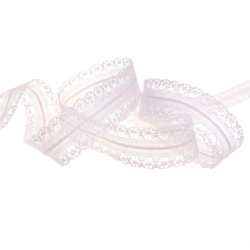 Artikel Spitzenband Vintage Rosa 20mm 20m