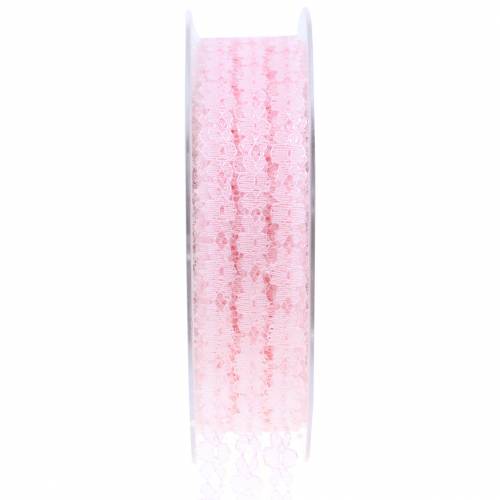 Spitzenband Rosa 20mm 20m