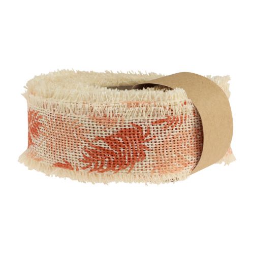 Artikel Dekoband Regenwald Baumwollband Orange 30mm 15m