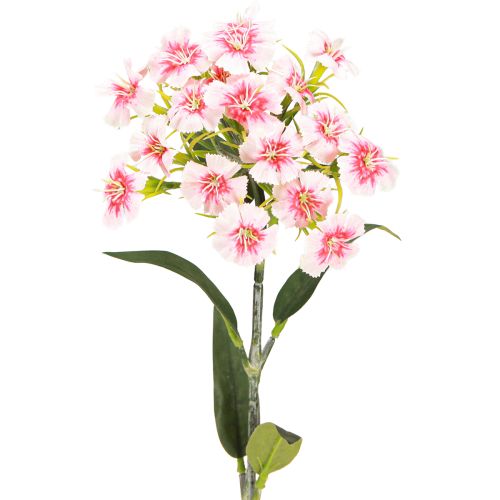 Artikel Bartnelke künstlich Nelke Peach Pink 52cm