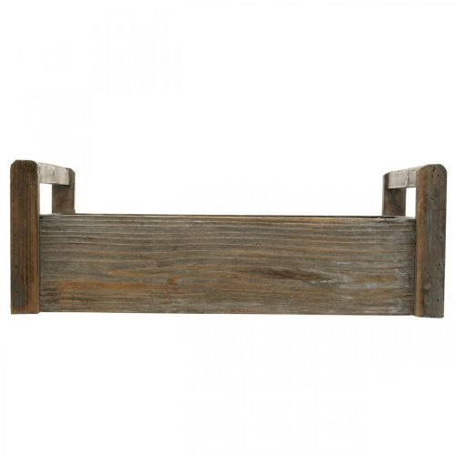 Holzkiste Bastelkiste Shabby Dekokiste Holz 47×28,5×16,5cm