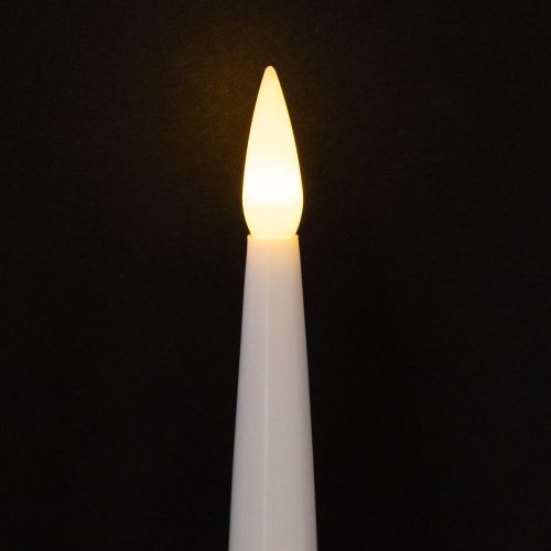 Artikel Baumkerzen LED Stabkerzen Mit Kristall Gelbes Licht 31cm 10 St