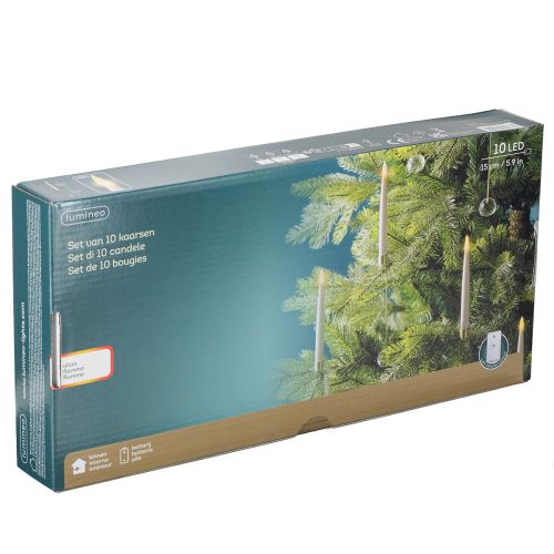 Artikel LED Baumkerzen Stabkerzen Kristalllichtset 10 Stück