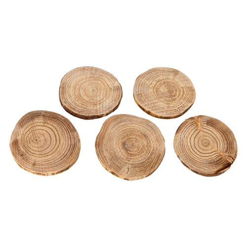 Holzscheiben rund 6 cm Naturfarbe für Dekoration und Basteln 300 g | Floristik24.at