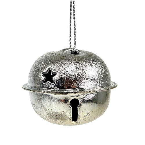 Artikel Christbaumschmuck Metallglocke 4cm Silber 12St