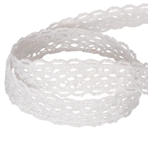 Spitzenband aus Baumwolle 15mm