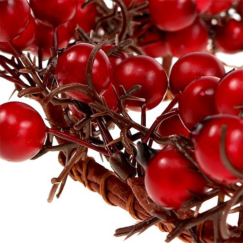 Floristik24 Beerenkranz Ø15cm rot