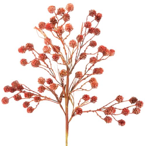 Künstlicher Beerenzweig aus Kunststoff 68cm in Rot und Rosa für Herbstdekorationen | Floristik24.at
