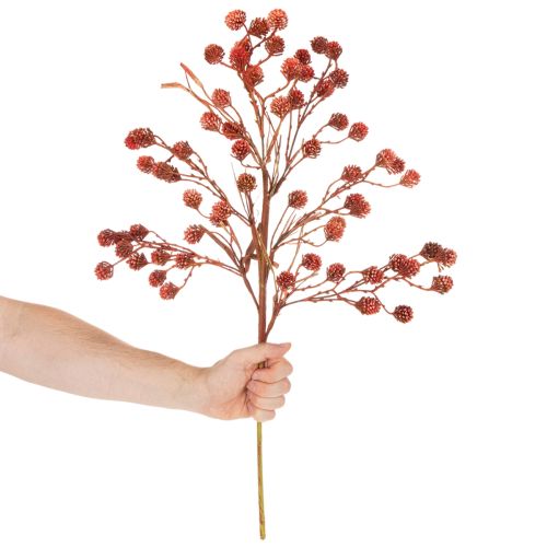 Künstlicher Beerenzweig aus Kunststoff 68cm in Rot und Rosa für Herbstdekorationen | Floristik24.at