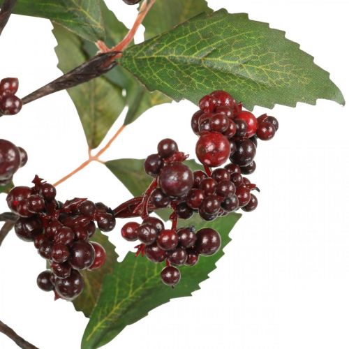 Beerenzweig Rot künstlich Herbstdeko 85cm Künstliche Pflanze wie echt !