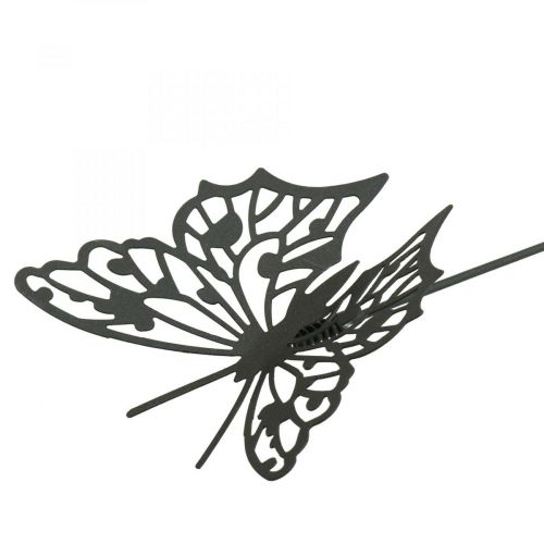 Artikel Blumenstecker Metall Schmetterling Schwarz 10,5×8/44cm 3 St