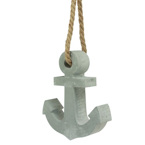 Floristik24 Beton Anker Deko Maritim Tischdeko Grau 18cmx4,5cmx22cm