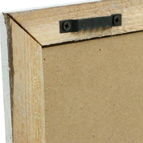 Artikel Vintage Wanddeko, Bild mit Rahmen Holz Getrocknete Pflanze 40×50cm