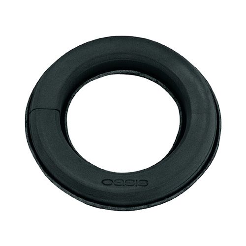 Floristik24 Steckschaum Ring mit Unterlage Schwarz H3,5cm Ø17cm 2St