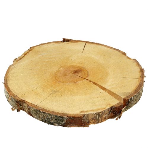 Floristik24 Birkenscheibe Natur Ø30cm - 35cm