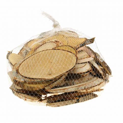 Floristik24 Holzscheiben Birke oval Natur 7,5×13cm 1kg