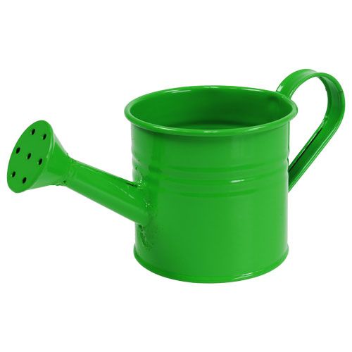 Floristik24 Blechgießkannen grün sort. Ø7,5cm H6,5cm 8St