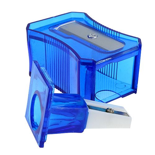 Floristik24 Bleistiftspitzer Blau 6cm