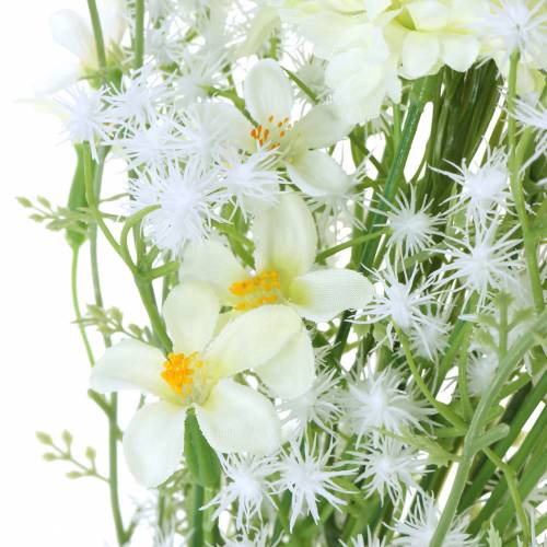 Artikel Blumenstrauß mit Astern Weiß 47cm