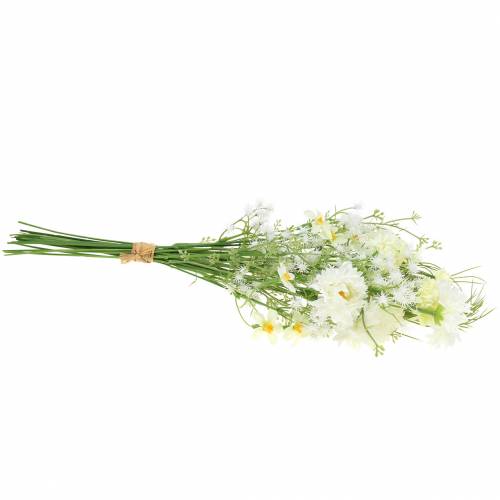 Floristik24 Blumenstrauß mit Astern Weiß 47cm