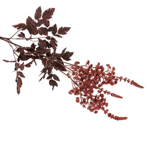 Künstliche Astilbe 80cm Rotbraun Kunststoff für Innenbereich | Floristik24.at