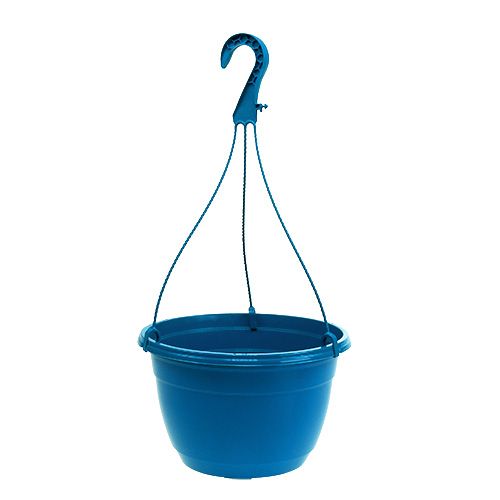 Floristik24 Blumenampel 25cm Blau