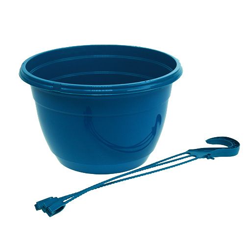Artikel Blumenampel 25cm Blau