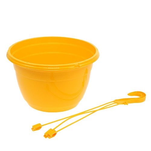 Artikel Blumenampel 25cm Gelb