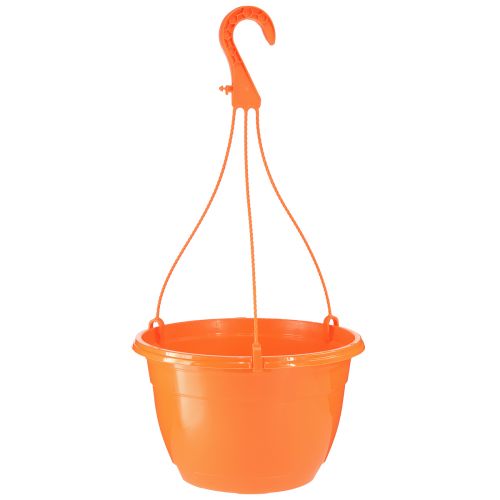 Artikel Blumenampel Orange Hängetopf Pflanztopf Ø25cm H50cm