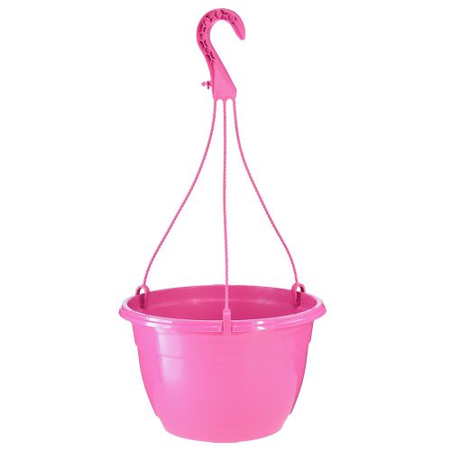 Floristik24 Blumenampel Pink Pflanztopf mit Löchern Ø25cm H50cm