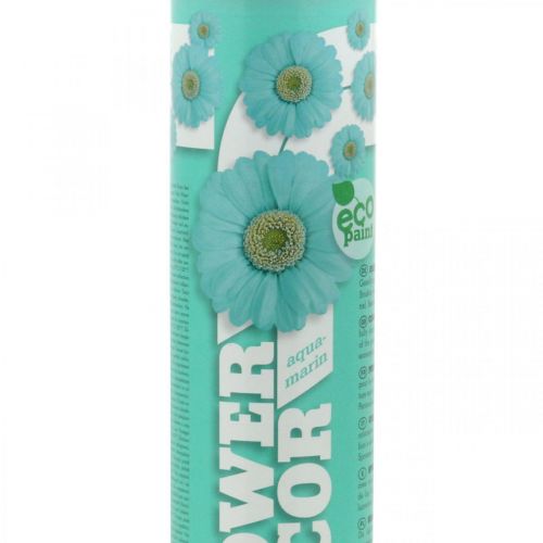 Artikel Blumenspray Flower Decor Hellblau Aquamarin Farbspray 400ml